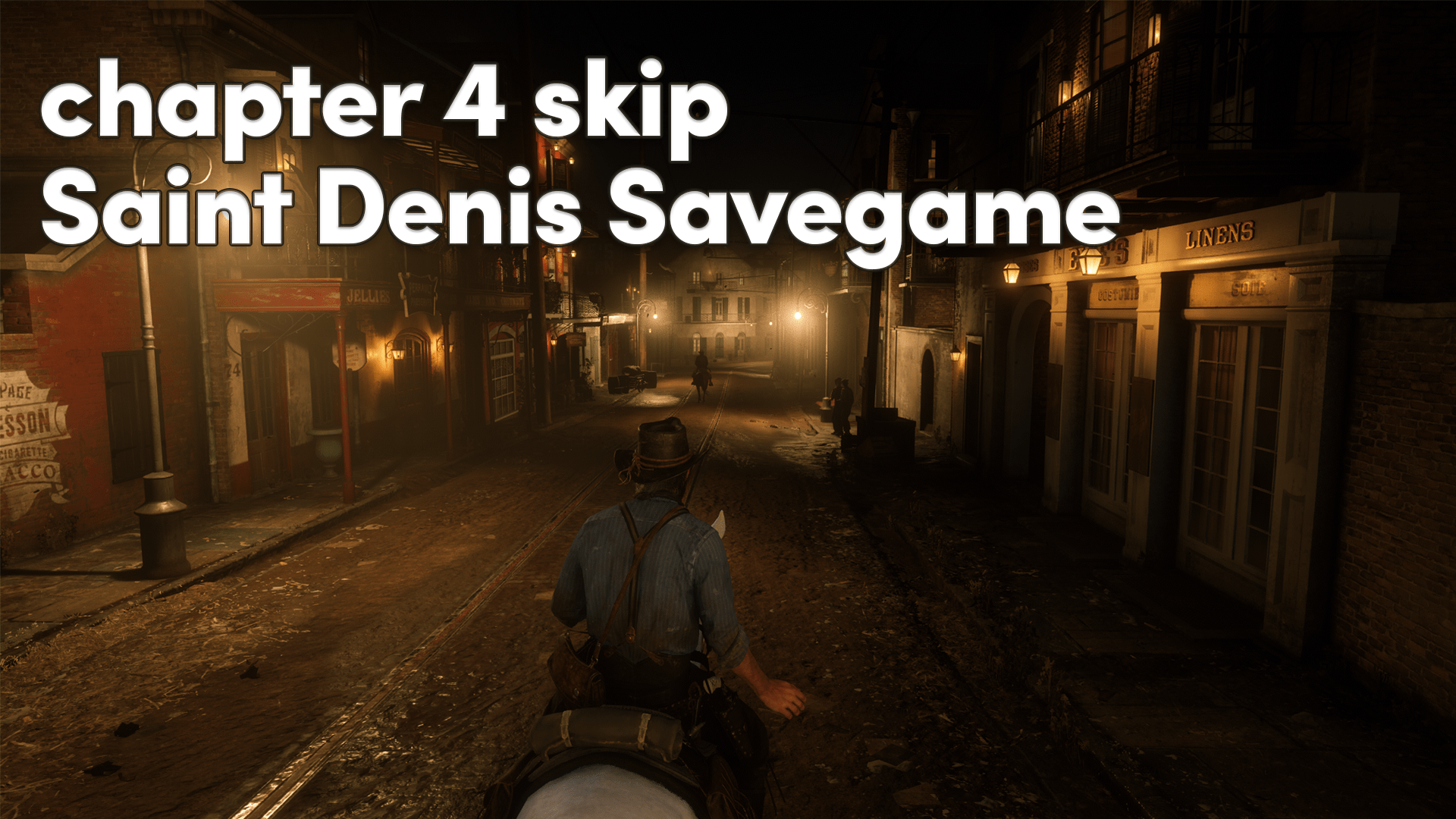 PS5) Red Dead Redemption 2, CHAPTER 4 : SAINT DENIS