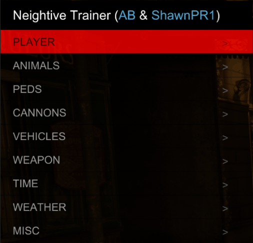 Neightive Trainer by ShawnPR1 | Redemption 2 Mod Download