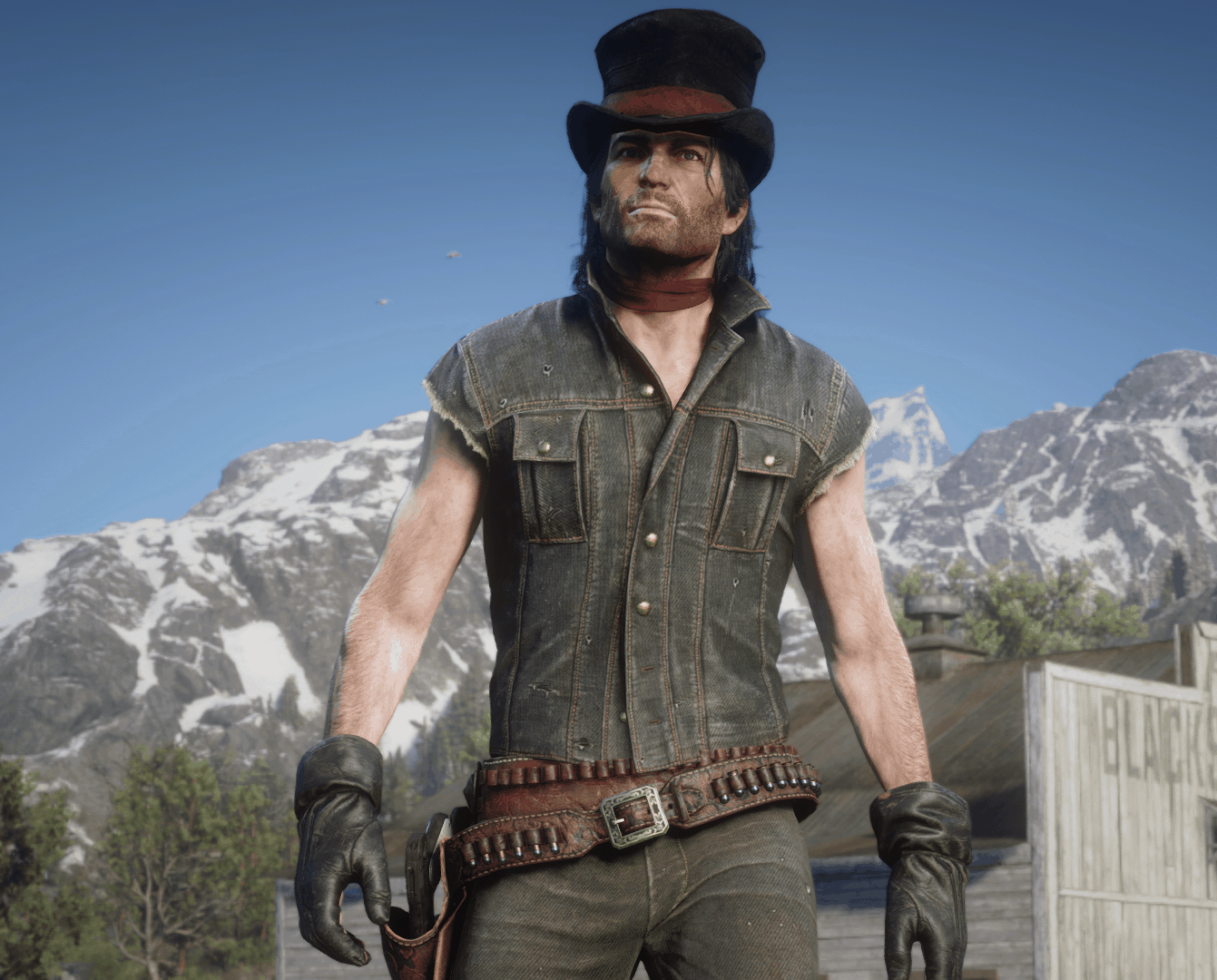 John Marston Low Honor Save With Unattainable Outfits Mod | Red Dead
